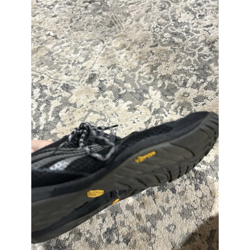 Women's Merrell Pace Glove Black Barefoot Vibram Shoes Size 10 - Picture 3 of 9